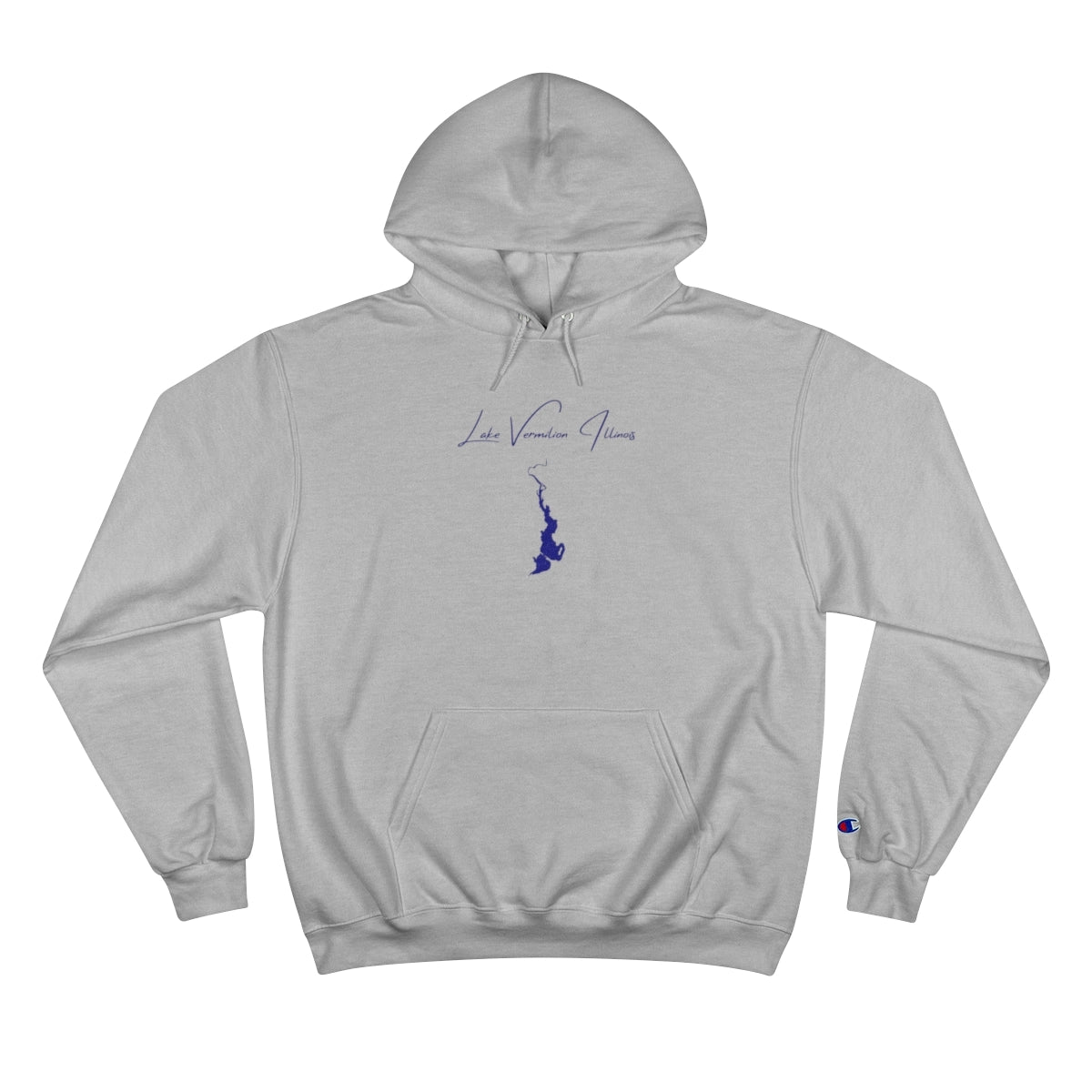 Illinois  Lake  Vermilion  Hoodie  front  position  view  from  front  light  steel.webp