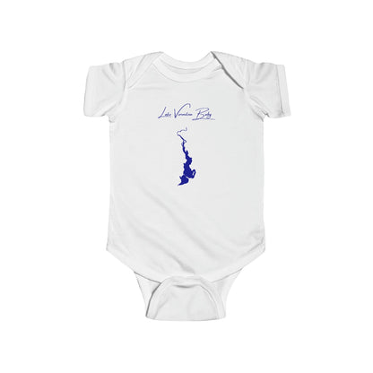 Illinois  Lake  Vermilion  Onesie  front  position  view  from  front  white.webp