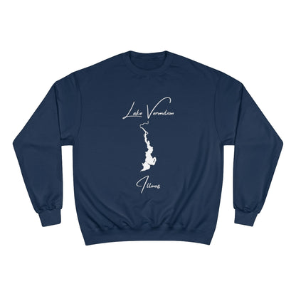 Illinois  Lake  Vermilion  Sweatshirt  front  position  view  from  front  navy.webp