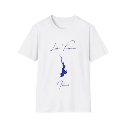 Illinois  Lake  Vermilion  T-shirt  front  position  view  from  front  white.webp