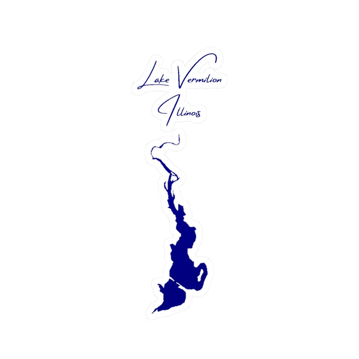 Illinois  Lake  Vermilion  Vinyl  Decal  other  position  view  from  front  4  x  6.webp