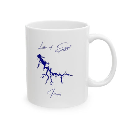Illinois  Lake  of  Egypt  Ceramic  Mug  other  position  view  from  right  11oz.webp
