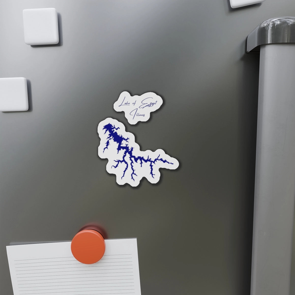 Illinois  Lake  of  Egypt  Die  Cut  Magnet  front  position  view  from  context-1  4  x  4.webp