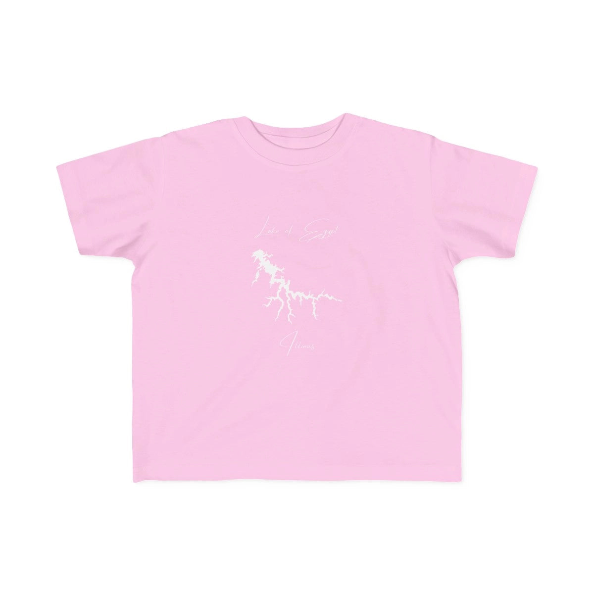 Illinois  Lake  of  Egypt  Toddler  T-shirt  front  position  view  from  front  pink.webp