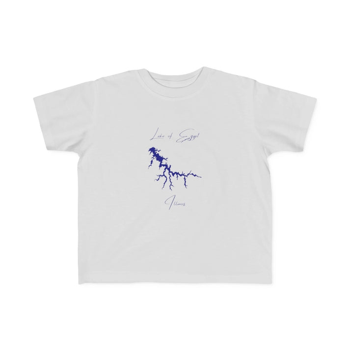 Illinois  Lake  of  Egypt  Toddler  T-shirt  front  position  view  from  front  silver.webp