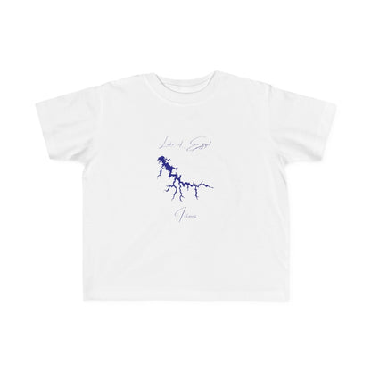 Illinois  Lake  of  Egypt  Toddler  T-shirt  front  position  view  from  front  white.webp