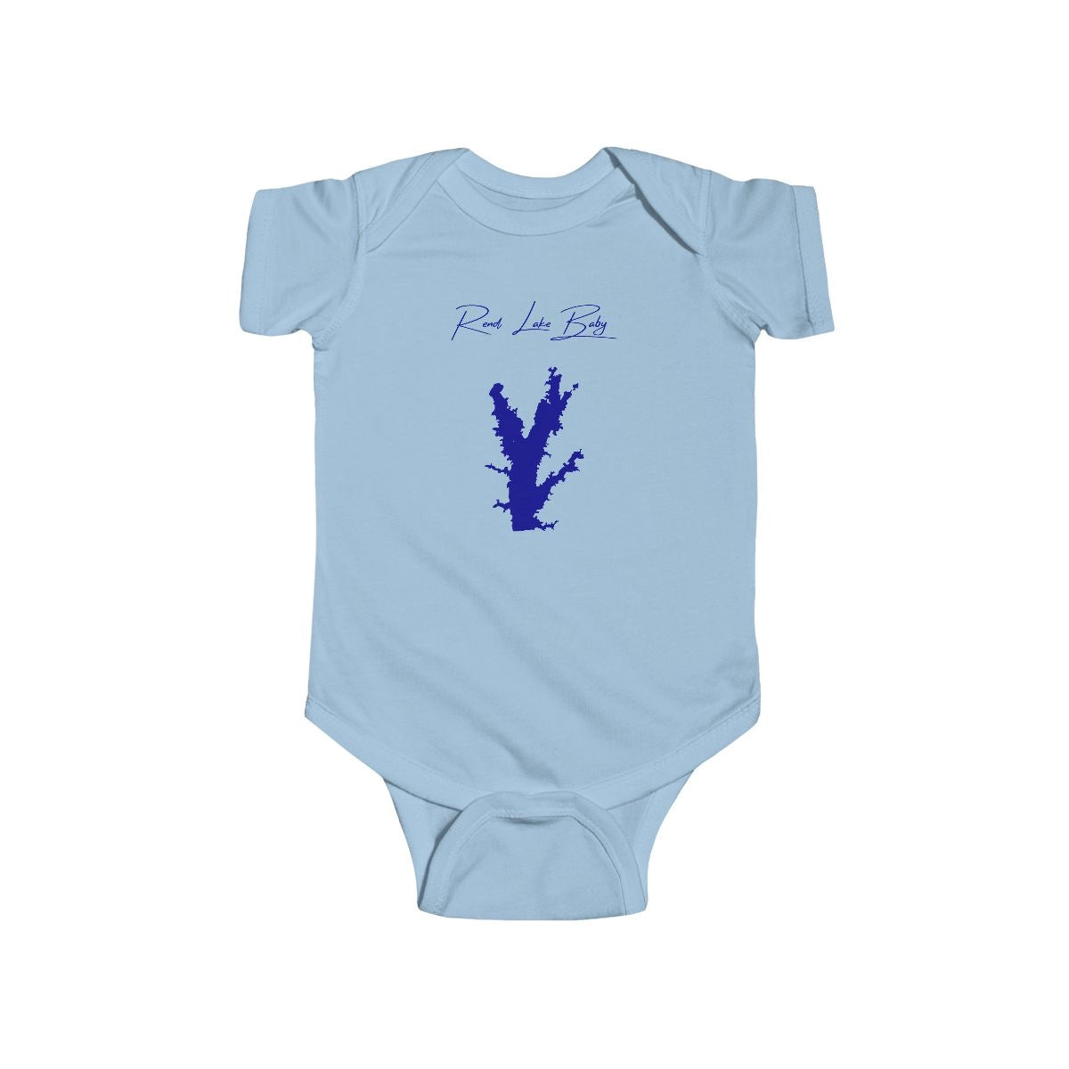 Illinois  Rend  Lake  Onesie  front  position  view  from  front  light  blue.webp
