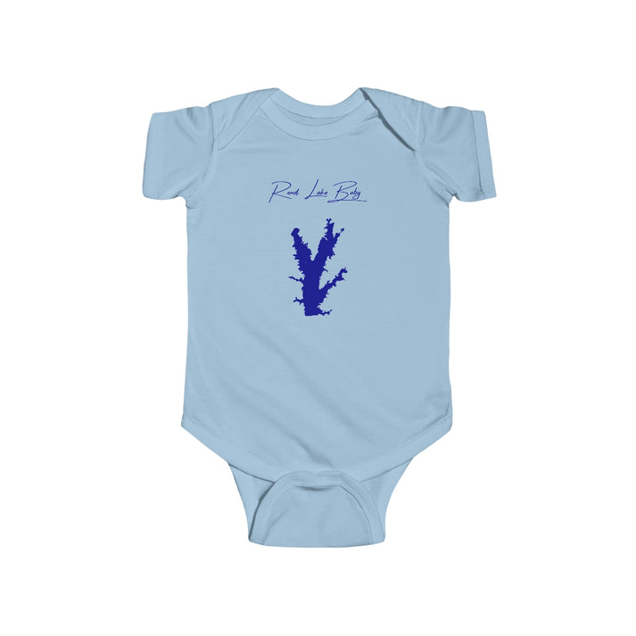 Illinois  Rend  Lake  Onesie  front  position  view  from  front  light  blue.webp