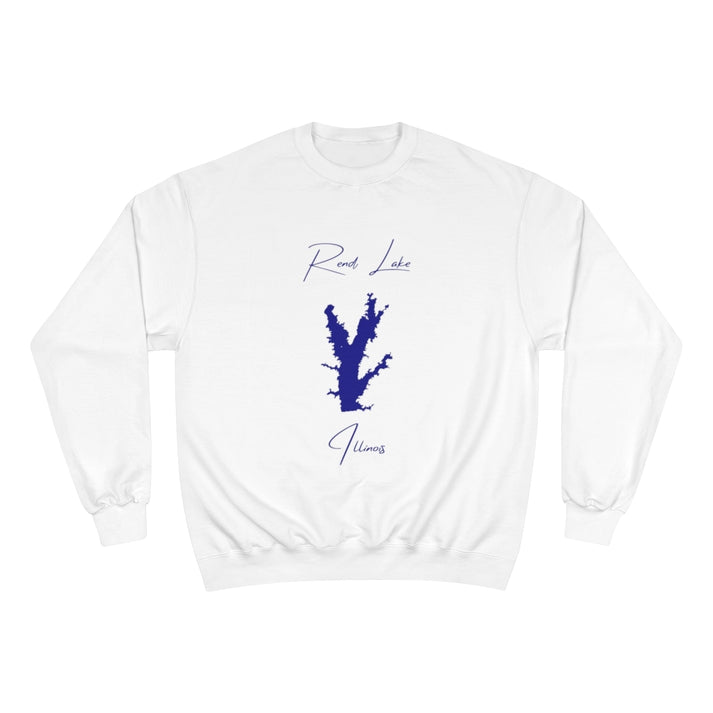 Illinois  Rend  Lake  Sweatshirt  front  position  view  from  front  white.webp