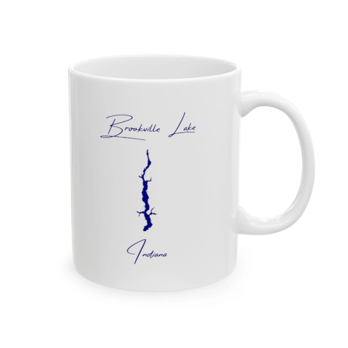 Indiana  Brookville  Lake  Ceramic  Mug  other  position  view  from  right  11oz.webp