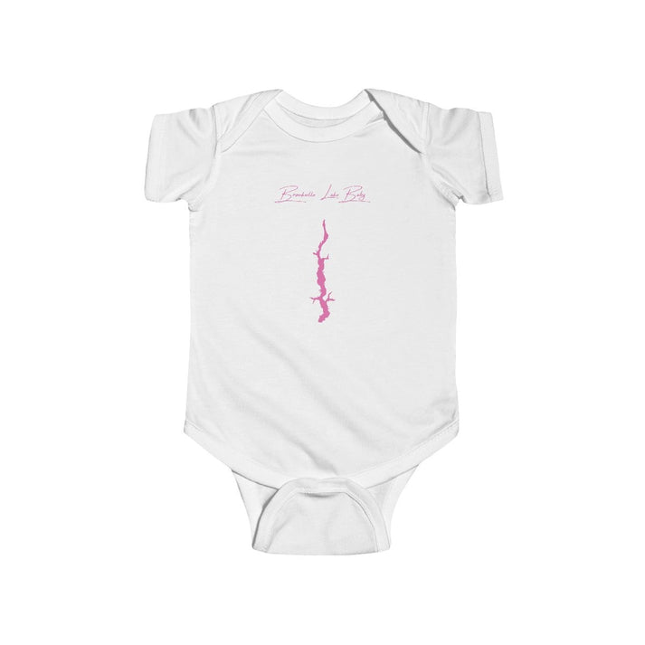 Indiana  Brookville  Lake  Onesie  front  position  view  from  front  white.webp