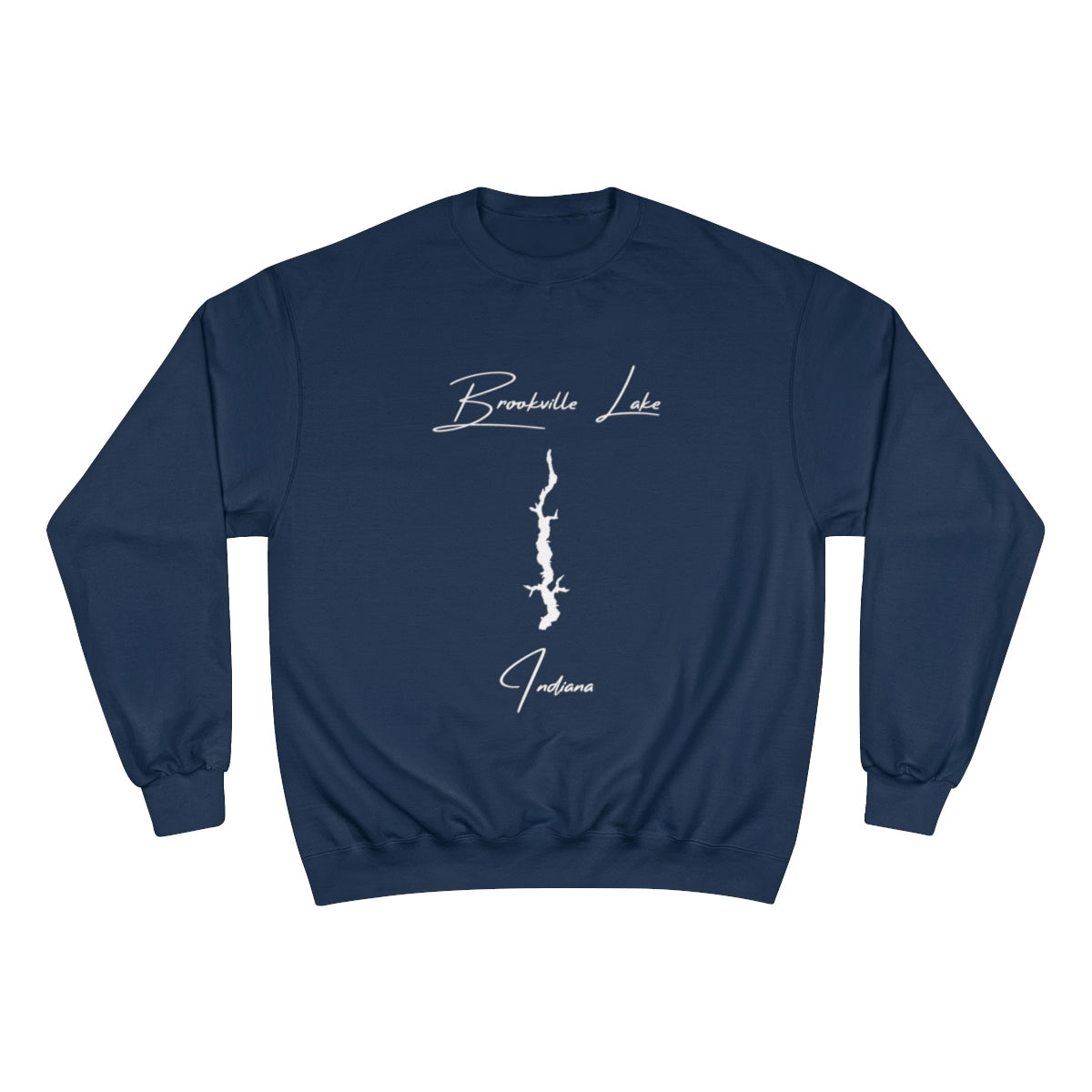 Indiana  Brookville  Lake  Sweatshirt  front  position  view  from  front  navy.webp