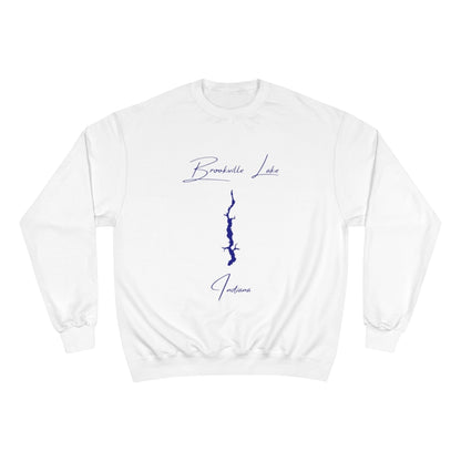 Indiana  Brookville  Lake  Sweatshirt  front  position  view  from  front  white.webp