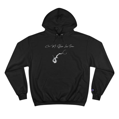 Indiana  Cecil  M.  Harden  Lake  Hoodie  front  position  view  from  front  black.webp