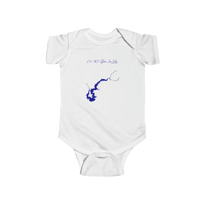 Indiana  Cecil  M.  Harden  Lake  Onesie  front  position  view  from  front  white.webp