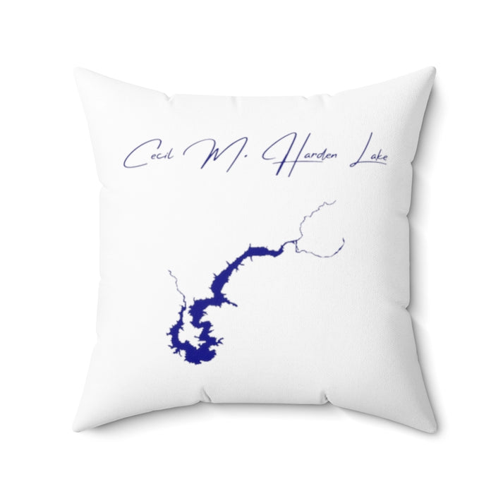 Indiana  Cecil  M.  Harden  Lake  Pillow  front  position  view  from  front  20  x  20.webp