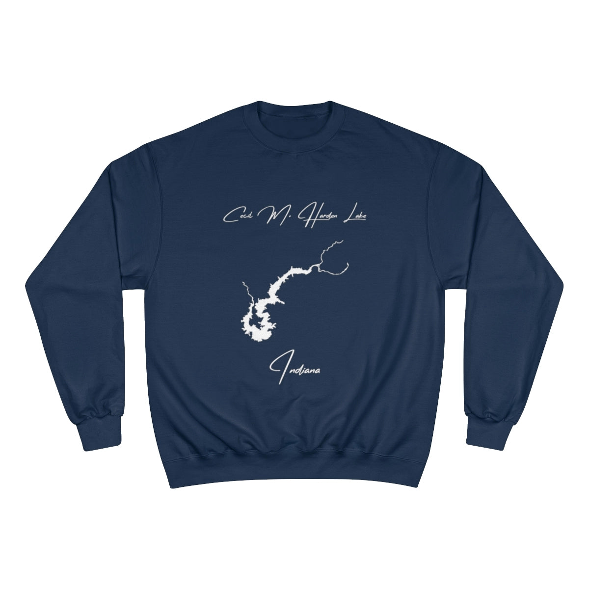 Indiana  Cecil  M.  Harden  Lake  Sweatshirt  front  position  view  from  front  navy.webp