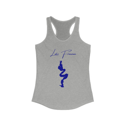 Indiana  Lake  Freeman  Racerback-Tank  front  position  view  from  front  heather  grey.webp