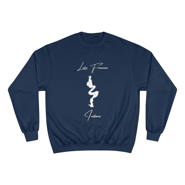 Indiana  Lake  Freeman  Sweatshirt  front  position  view  from  front  navy.webp