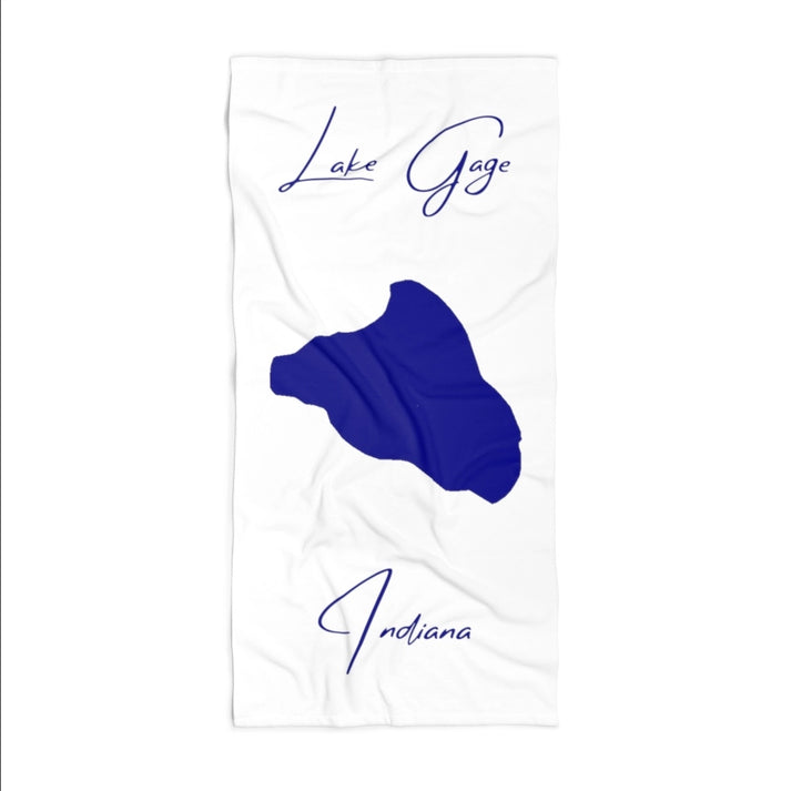 Indiana  Lake  Gage  Beach  Towel  front  position  view  from  front  36  x  72.webp