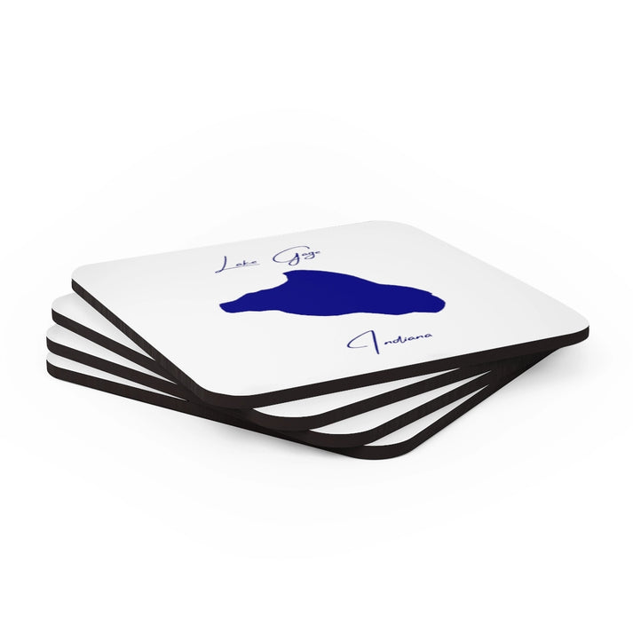 Indiana  Lake  Gage  Coaster  Set  front  position  view  from  stacked  3.75  x  3.75.webp