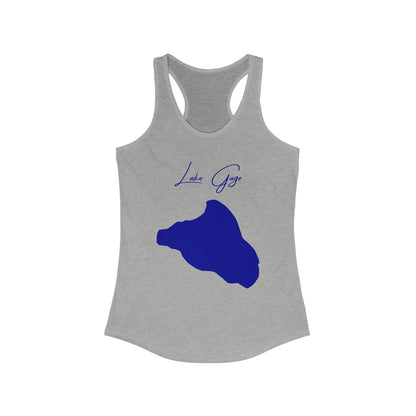 Indiana  Lake  Gage  Racerback-Tank  front  position  view  from  front  heather  grey.webp