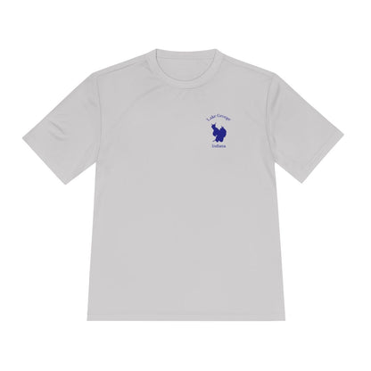 Indiana  Lake  George  Moisture  Wicking  Tee  front  position  view  from  front  silver.webp