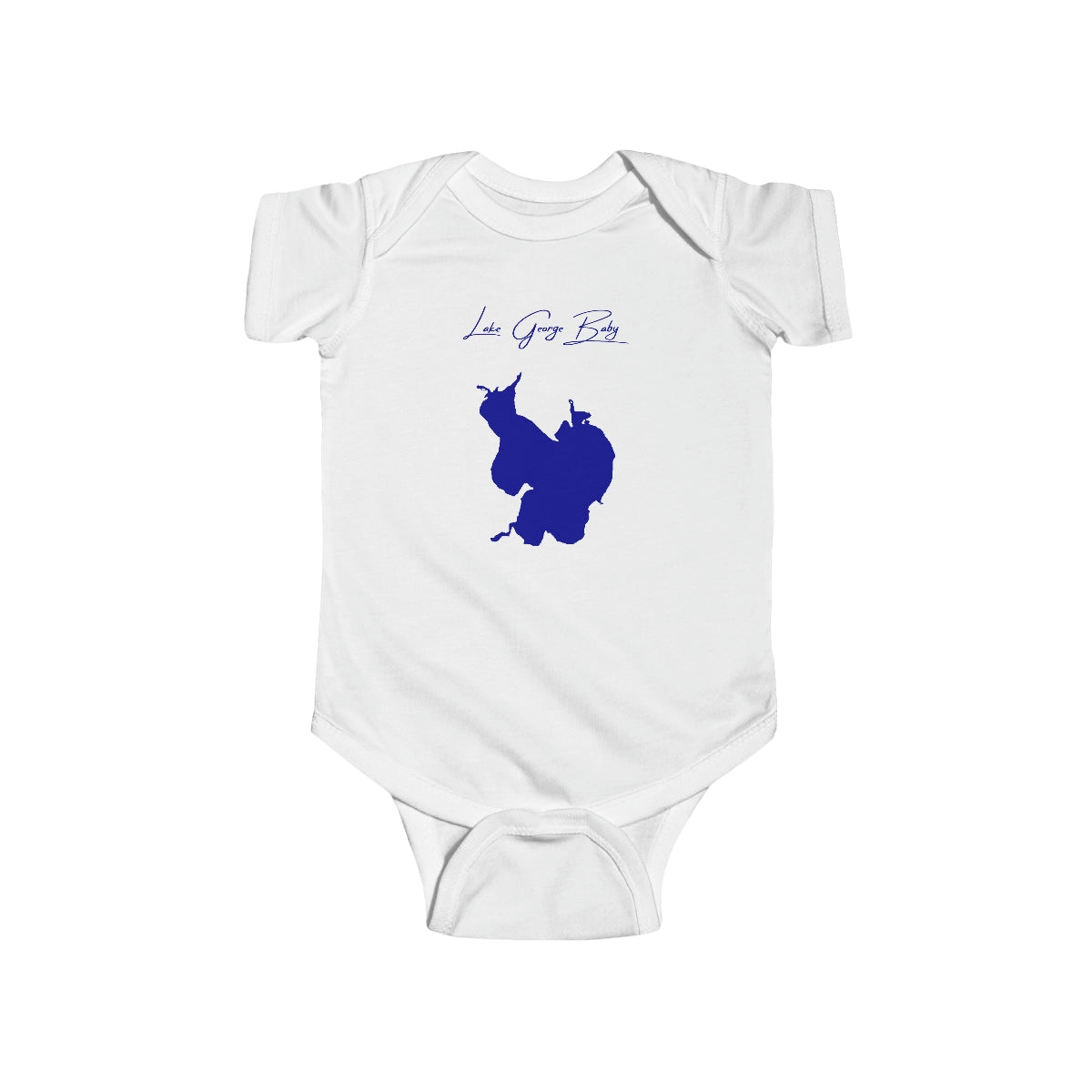 Indiana  Lake  George  Onesie  front  position  view  from  front  white.webp
