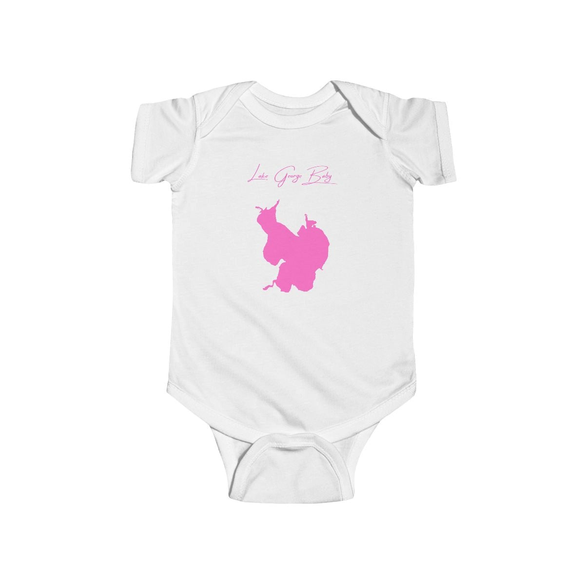 Indiana  Lake  George  Onesie  front  position  view  from  front  white.webp