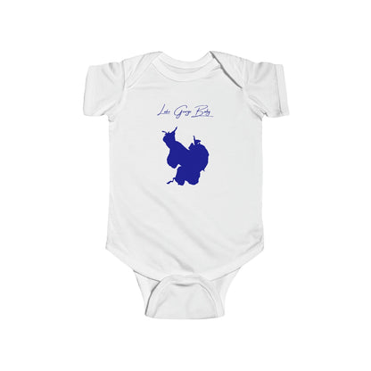 Indiana  Lake  George  Onesie  front  position  view  from  front  white.webp
