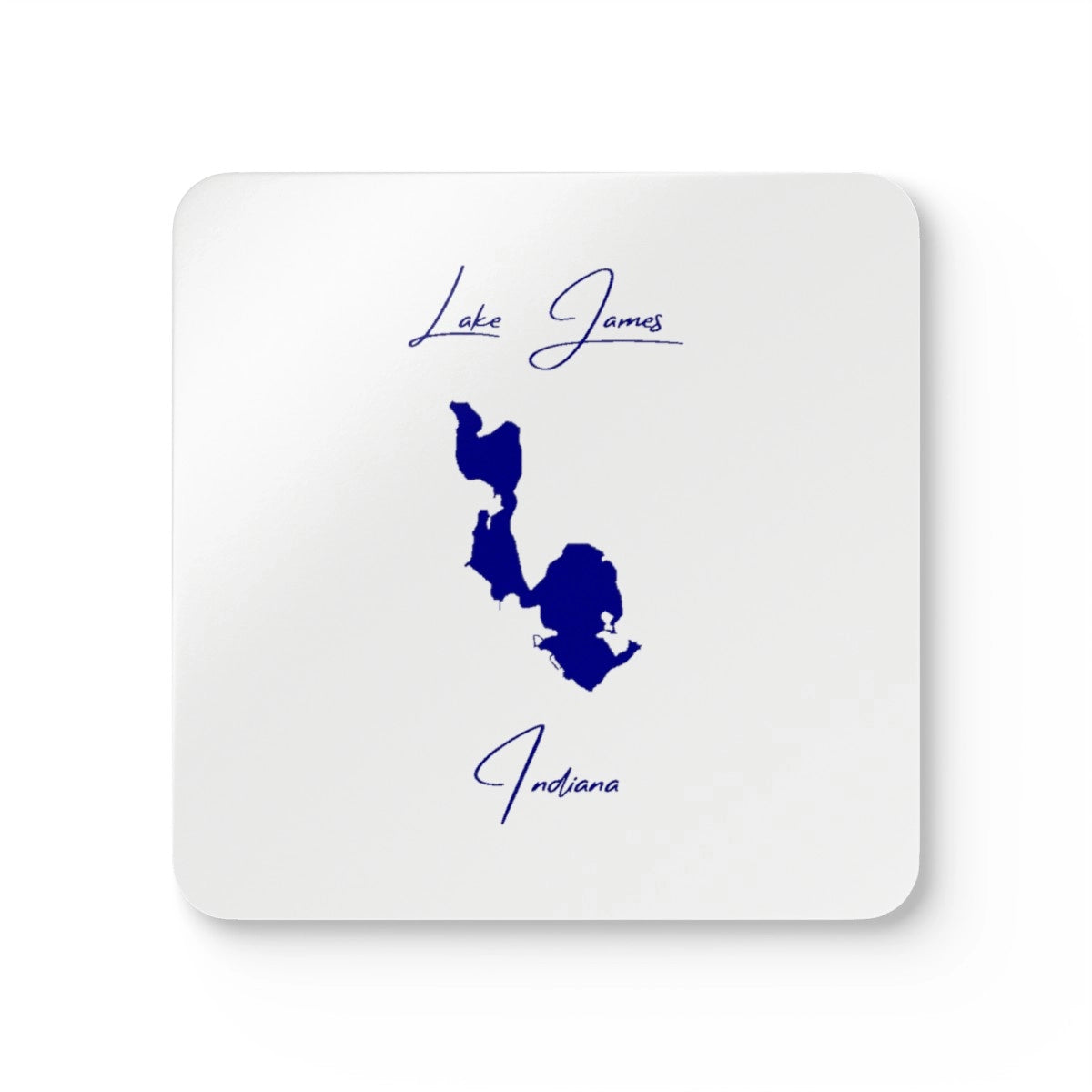 Indiana  Lake  James  Coaster  Set  front  position  view  from  front  3.75  x  3.75.webp