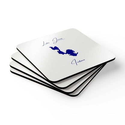 Indiana  Lake  James  Coaster  Set  front  position  view  from  stacked  3.75  x  3.75.webp