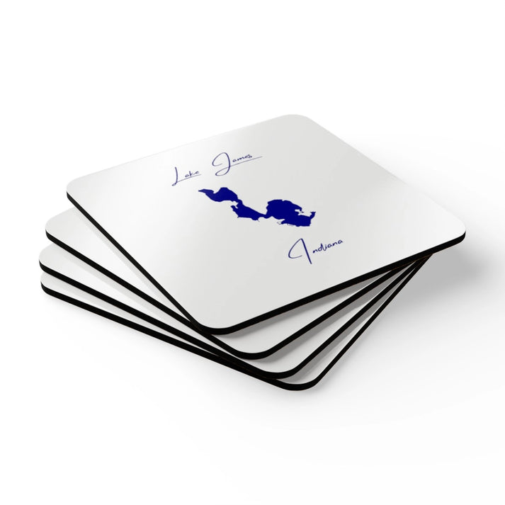 Indiana  Lake  James  Coaster  Set  front  position  view  from  stacked  3.75  x  3.75.webp