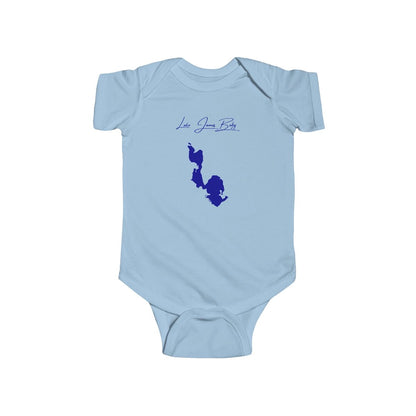 Indiana  Lake  James  Onesie  front  position  view  from  front  light  blue.webp