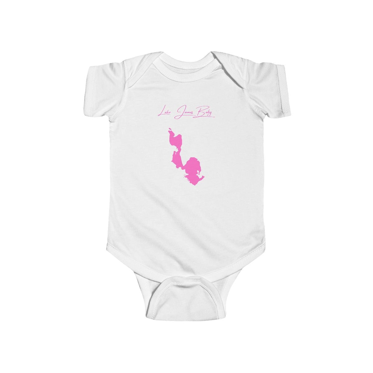 Indiana  Lake  James  Onesie  front  position  view  from  front  white.webp