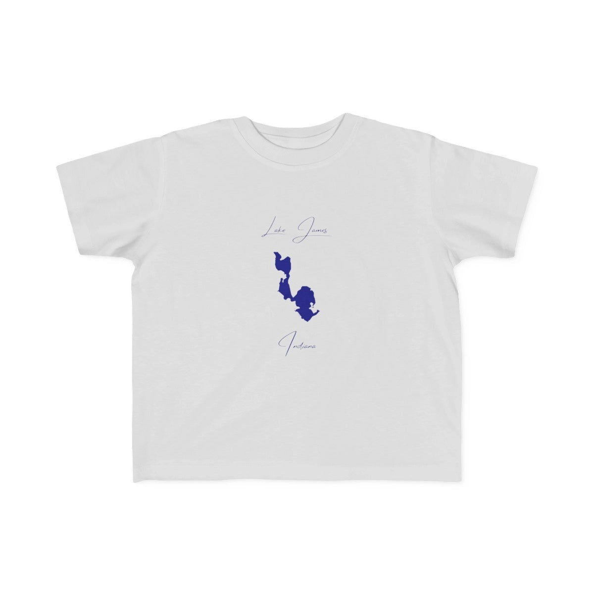 Indiana  Lake  James  Toddler  T-shirt  front  position  view  from  front  silver.webp