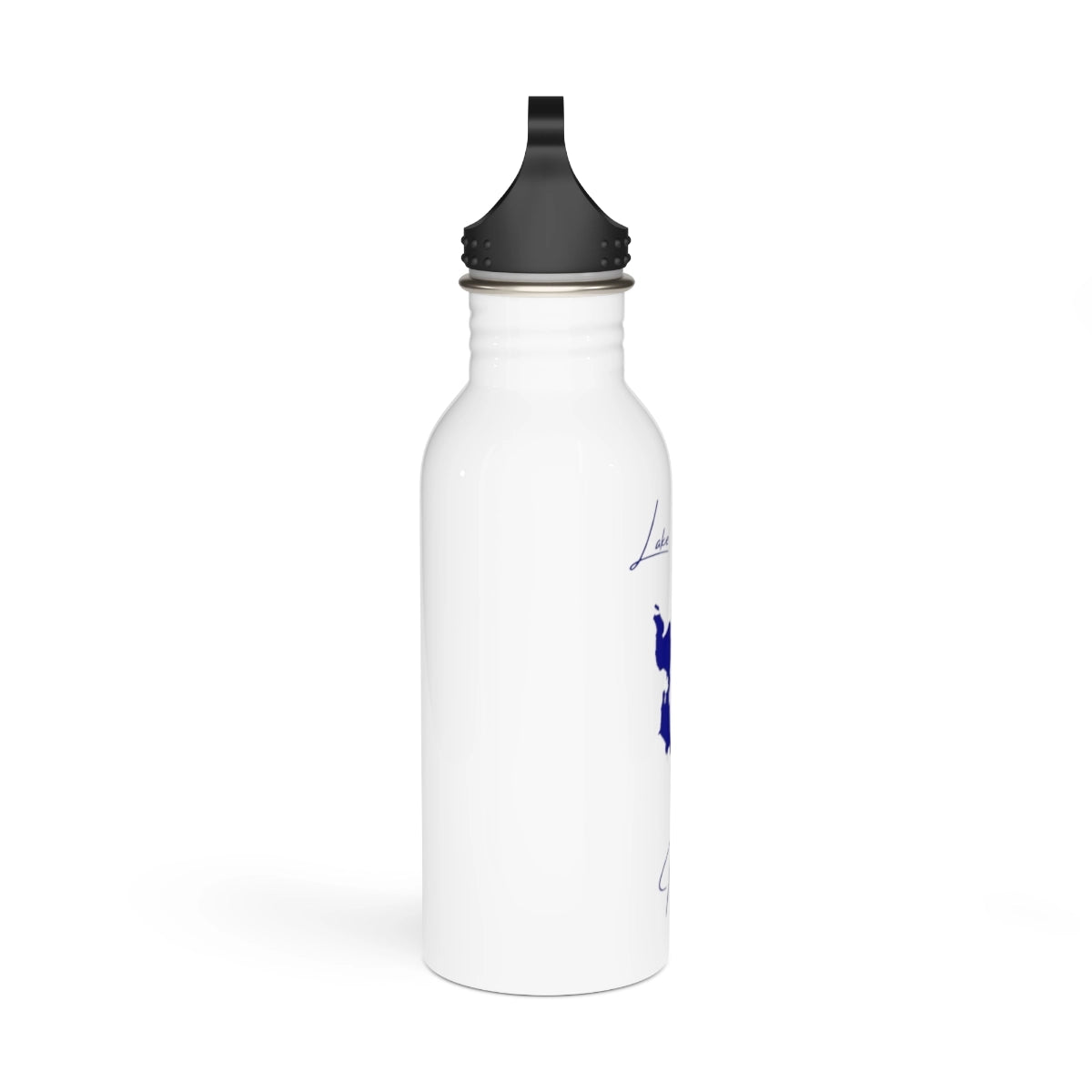 Indiana  Lake  James  Water  bottle  other  position  view  from  left  white.webp