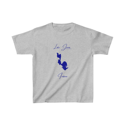 Indiana  Lake  James  Youth  T-shirt  front  position  view  from  front  sport  grey.webp