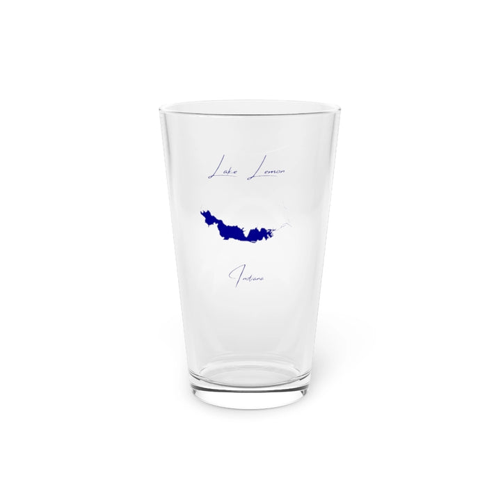 Indiana  Lake  Lemon  16oz  Pint  Glass  front  position  view  from  front  16oz.webp