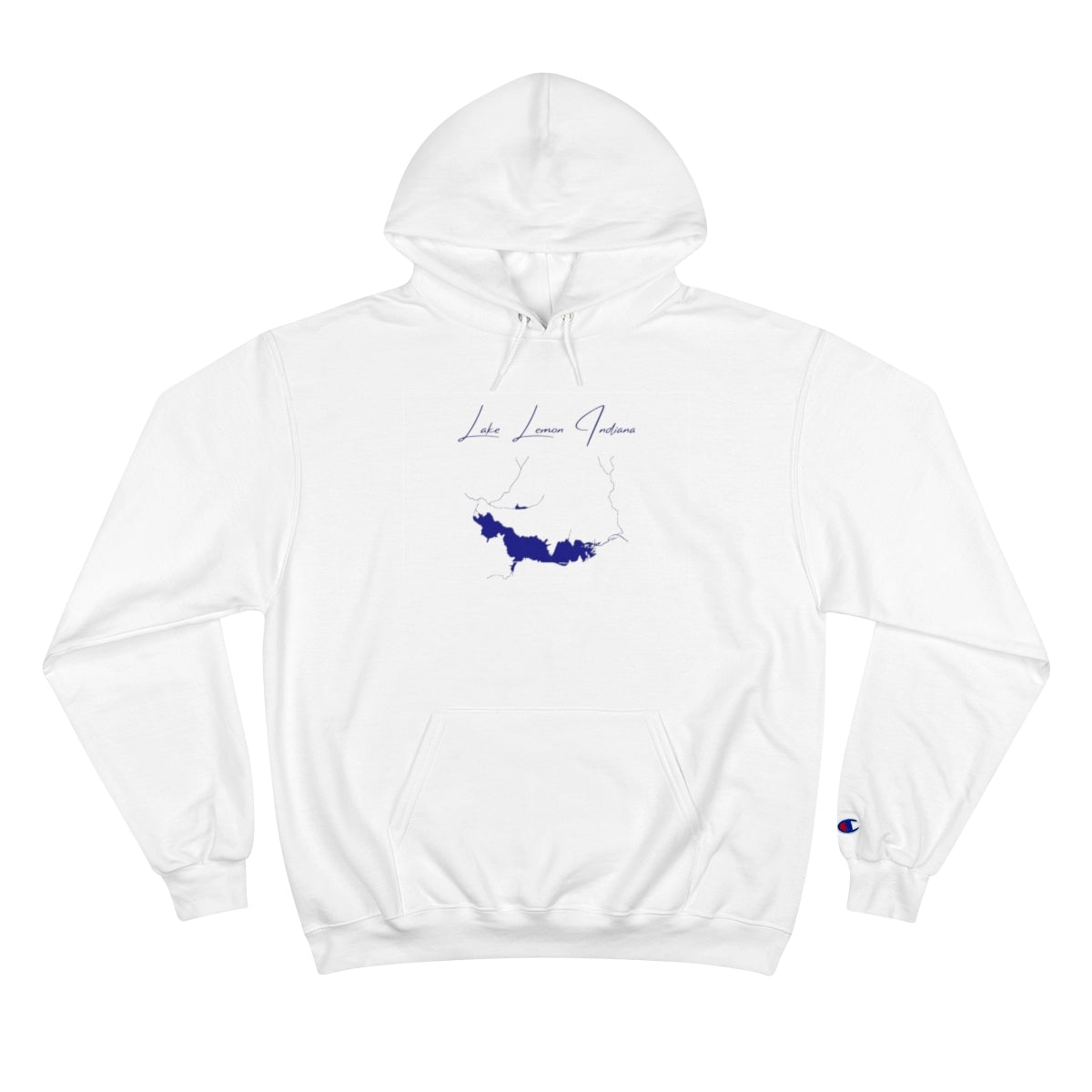 Indiana  Lake  Lemon  Hoodie  front  position  view  from  front  white.webp