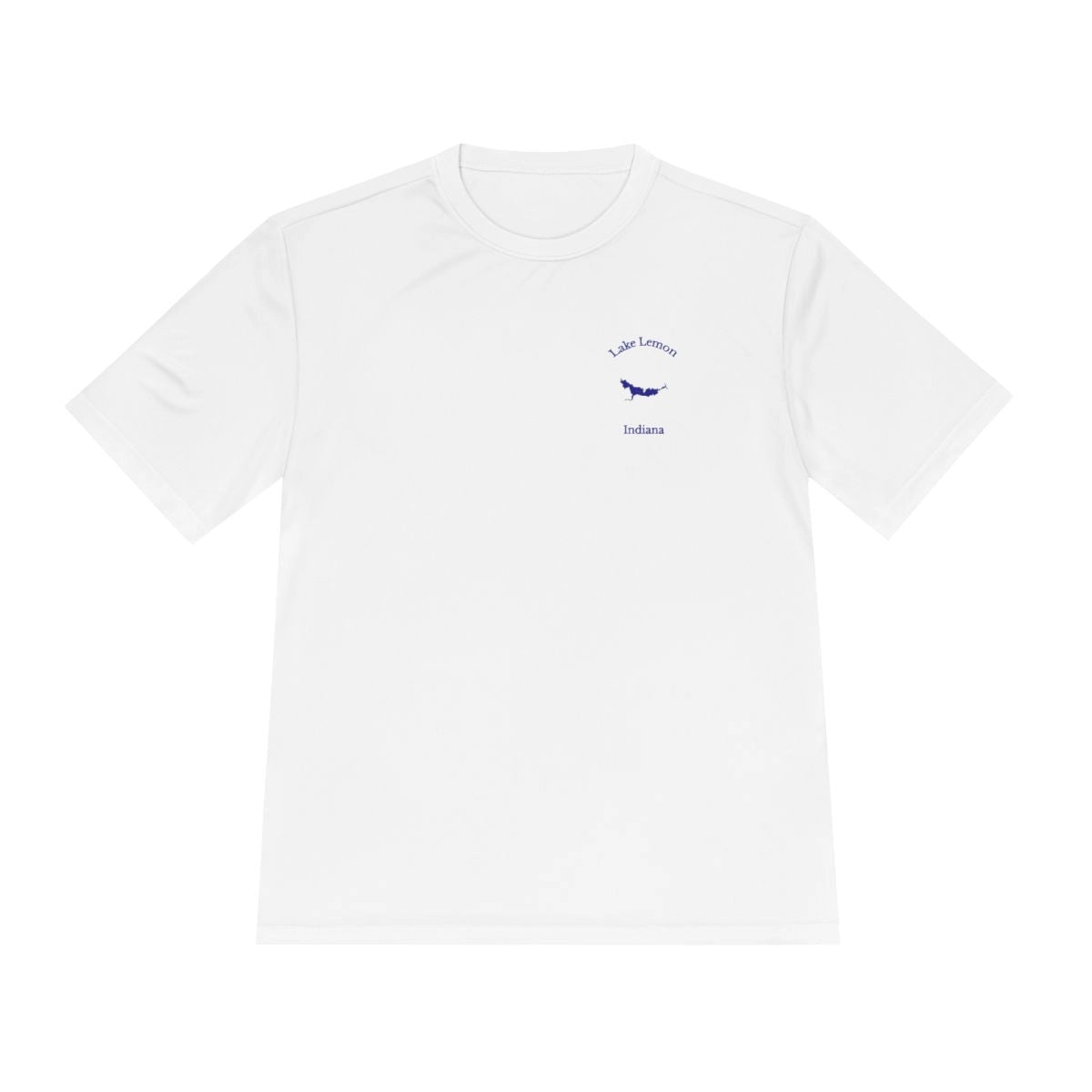 Indiana  Lake  Lemon  Moisture  Wicking  Tee  front  position  view  from  front  white.webp