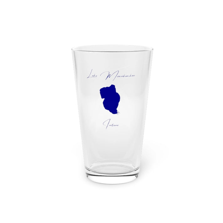 Indiana  Lake  Maxinkuckee  16oz  Pint  Glass  front  position  view  from  front  16oz.webp