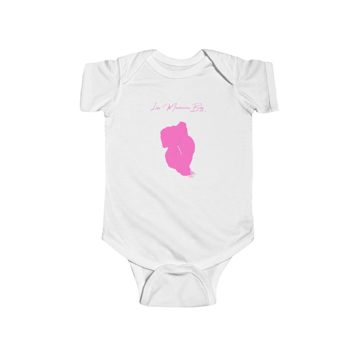 Indiana  Lake  Maxinkuckee  Onesie  front  position  view  from  front  white.webp