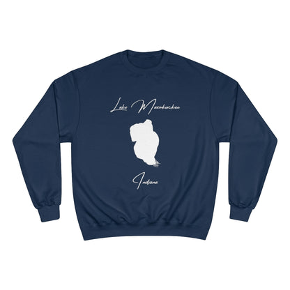 Indiana  Lake  Maxinkuckee  Sweatshirt  front  position  view  from  front  navy.webp
