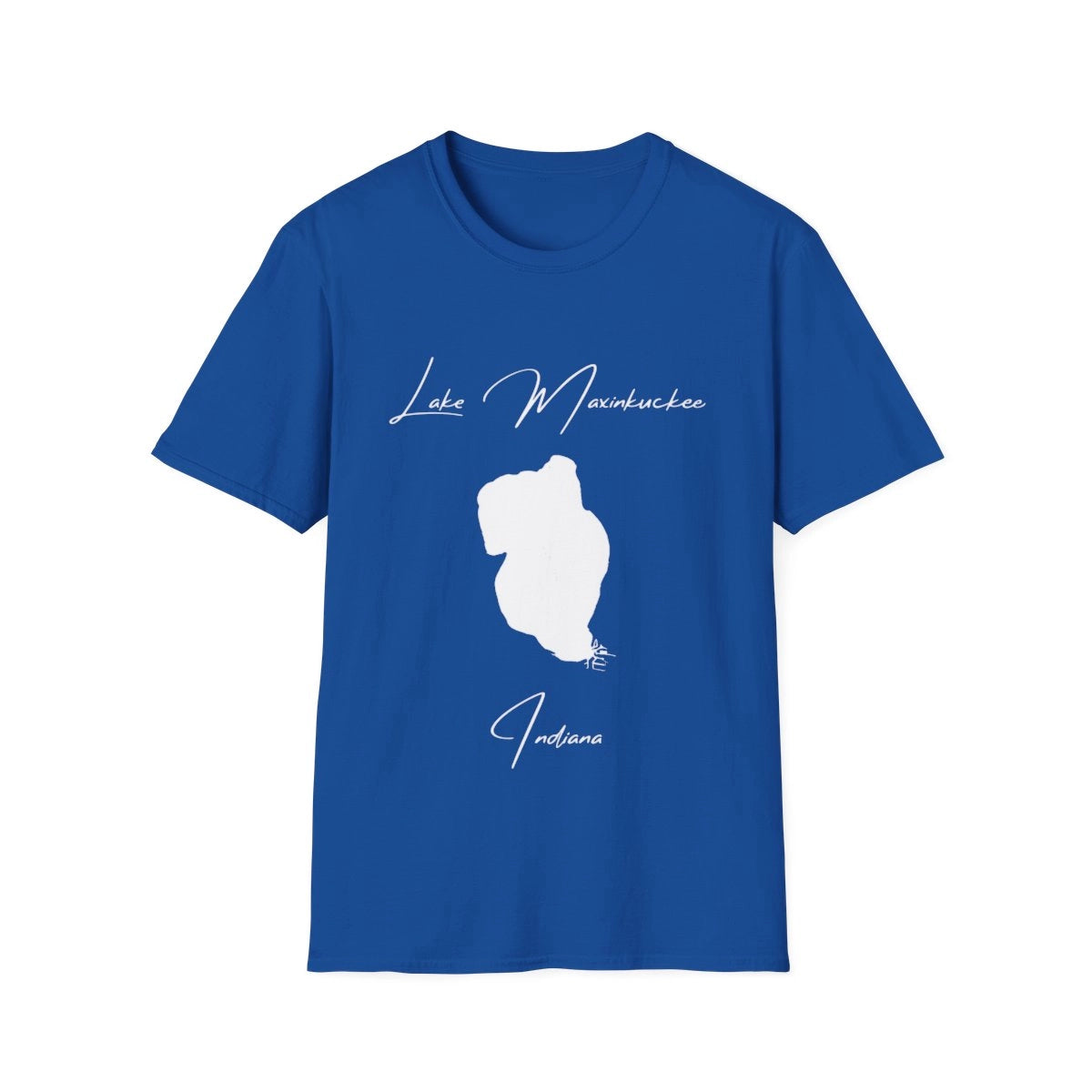 Indiana  Lake  Maxinkuckee  T-shirt  front  position  view  from  front  royal.webp