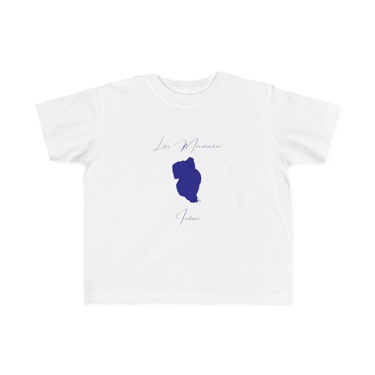 Indiana  Lake  Maxinkuckee  Toddler  T-shirt  front  position  view  from  front  white.webp