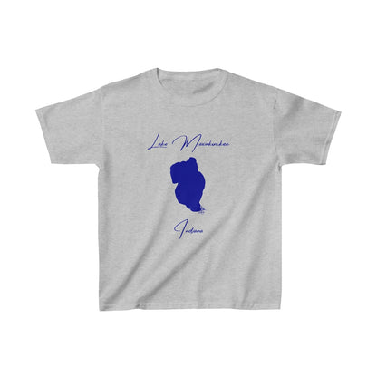 Indiana  Lake  Maxinkuckee  Youth  T-shirt  front  position  view  from  front  sport  grey.webp