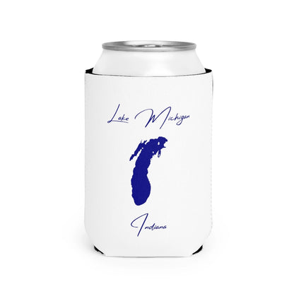 Indiana  Lake  Michigan  Can  Koozie  front  position  view  from  front-2  white.webp