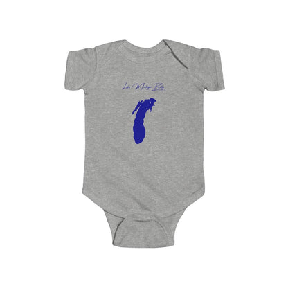 Indiana  Lake  Michigan  Onesie  front  position  view  from  front  heather.webp
