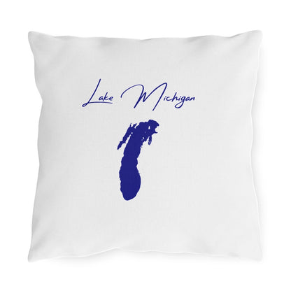 Indiana  Lake  Michigan  Outdoor  Pillow  front  position  view  from  front  16  x  16.webp